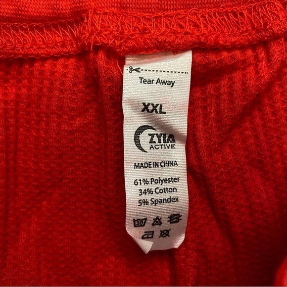 Zyia Active Women’s Red Don't Wake Me Thermal Joggers Size XXL NWT - Picture 9 of 10
